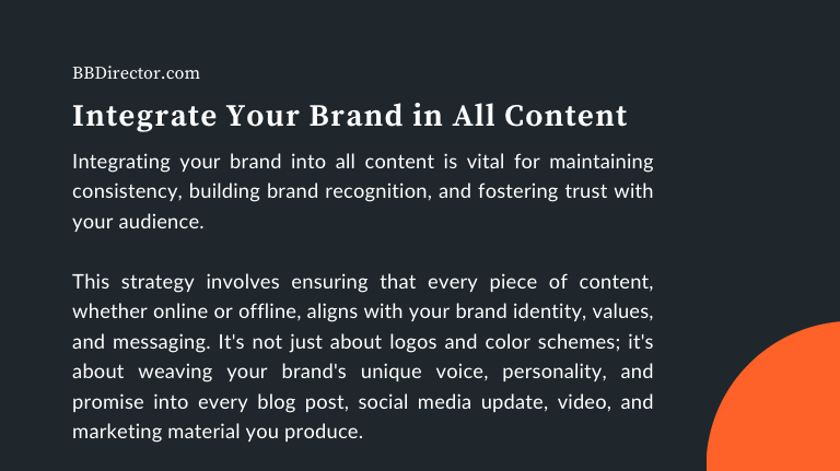 Integrate Your real estate Brand in All Content