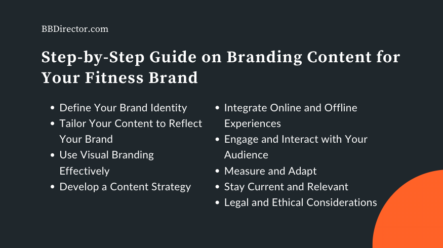 Step-by-Step Guide on Branding Content for Your Fitness Brand