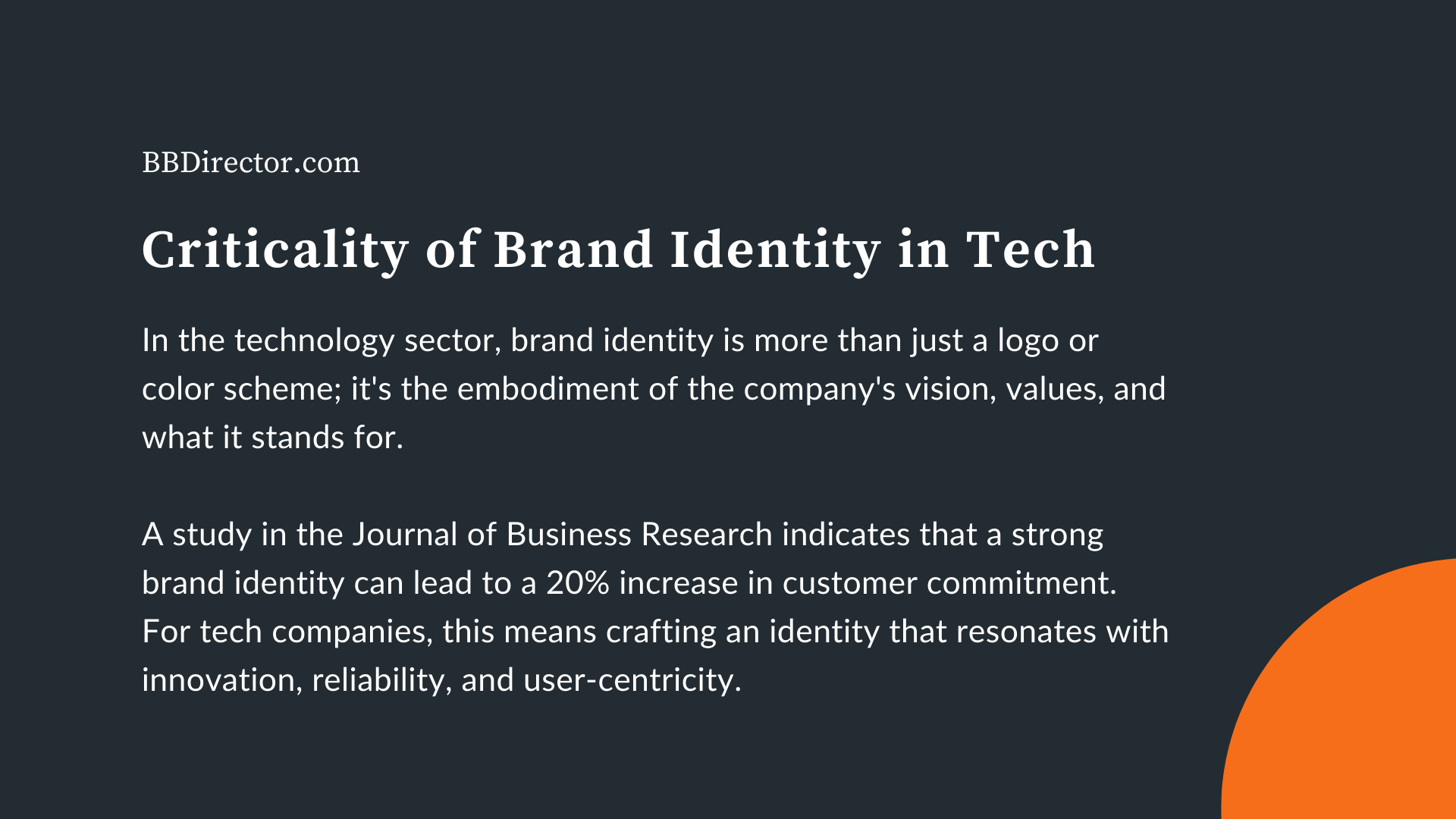Criticality of Brand Identity in Tech