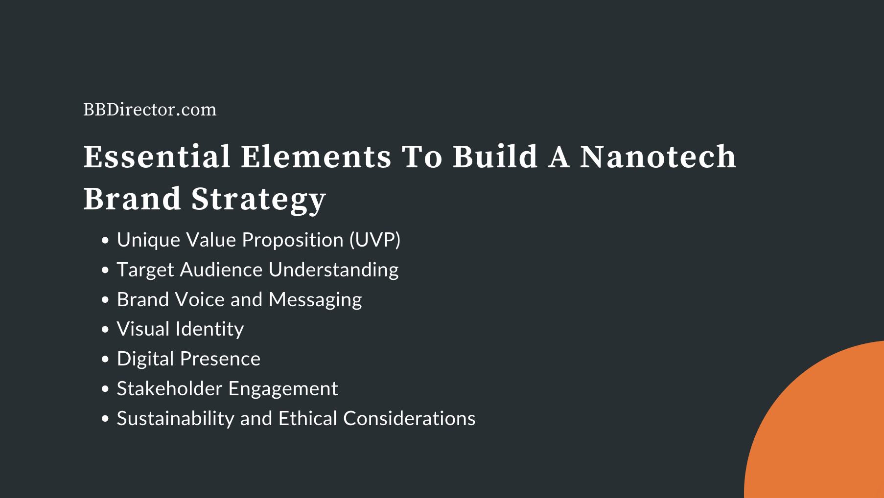 Essential Elements To Build A Nanotech Brand Strategy: Branding Strategy Guide for Nanotechnology