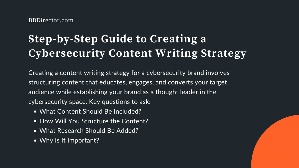 Quick Guide to Creating a Cybersecurity Content Writing Strategy