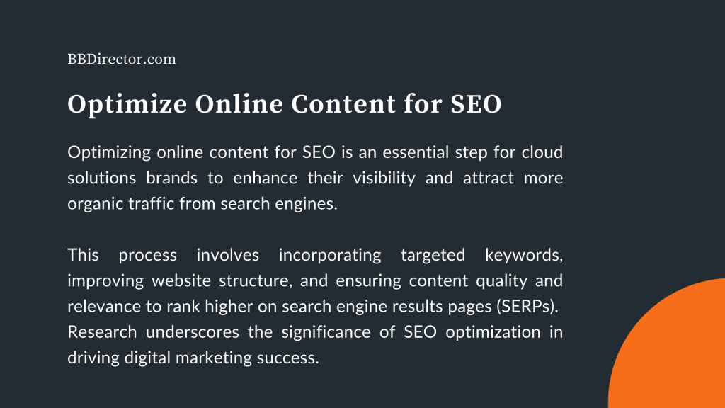 Optimize Online Content for SEO