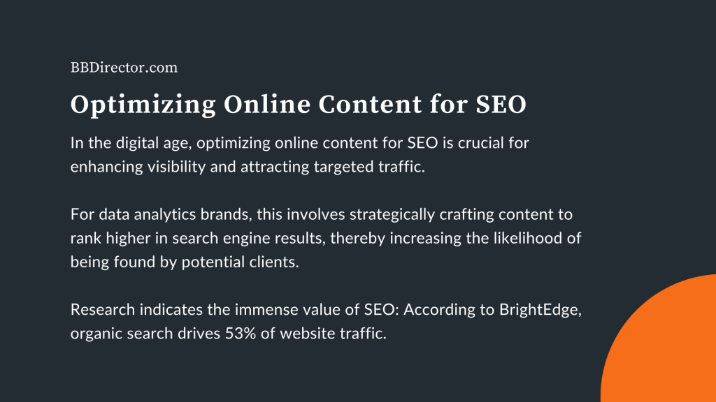 Optimizing Online Content for SEO