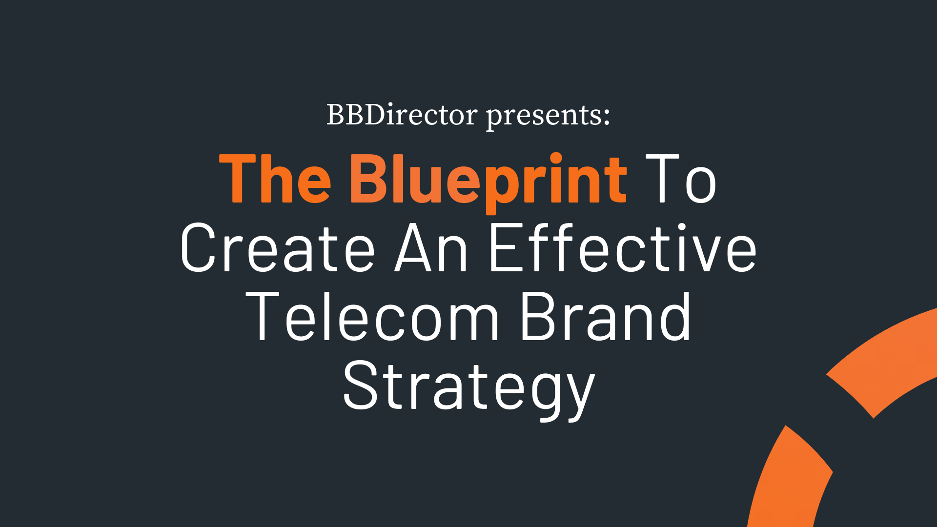 Telecom Strategy Brand Guide