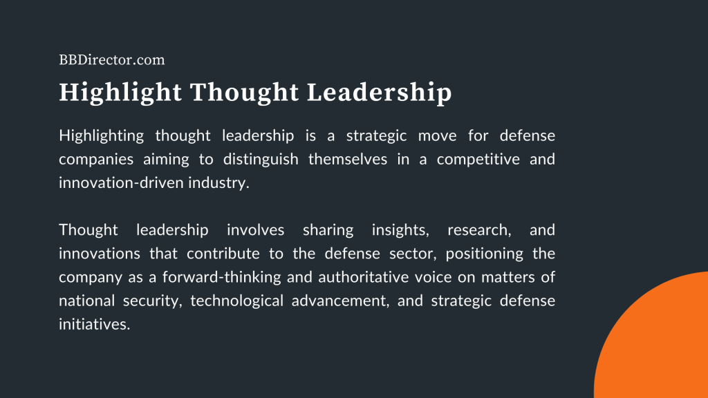 Highlight Thought Leadership
