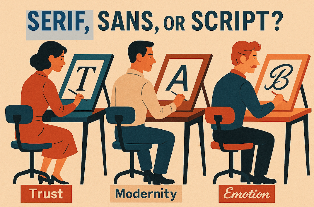 Serif, Sans, or Script