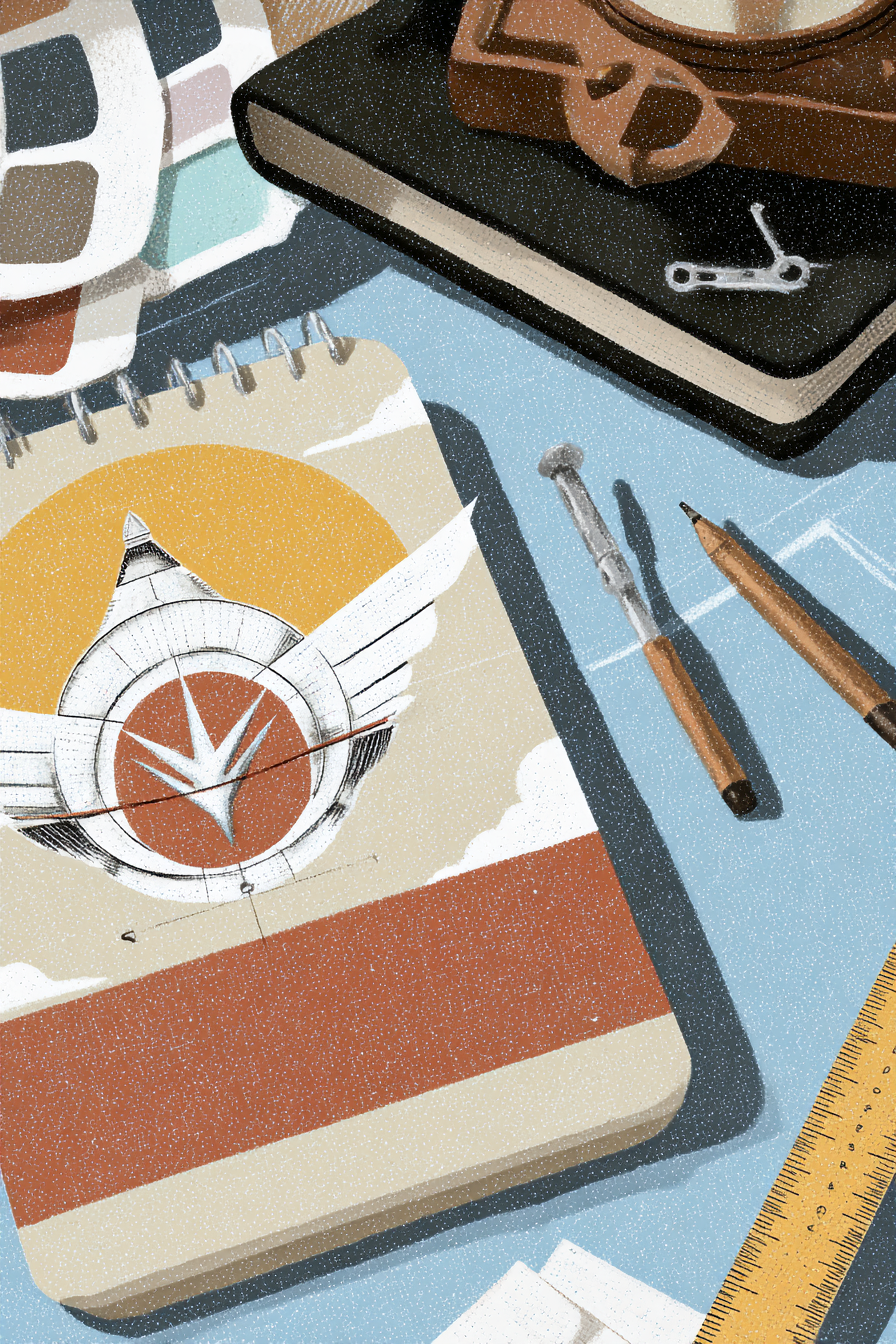 Orbit-Based Logo Metaphor