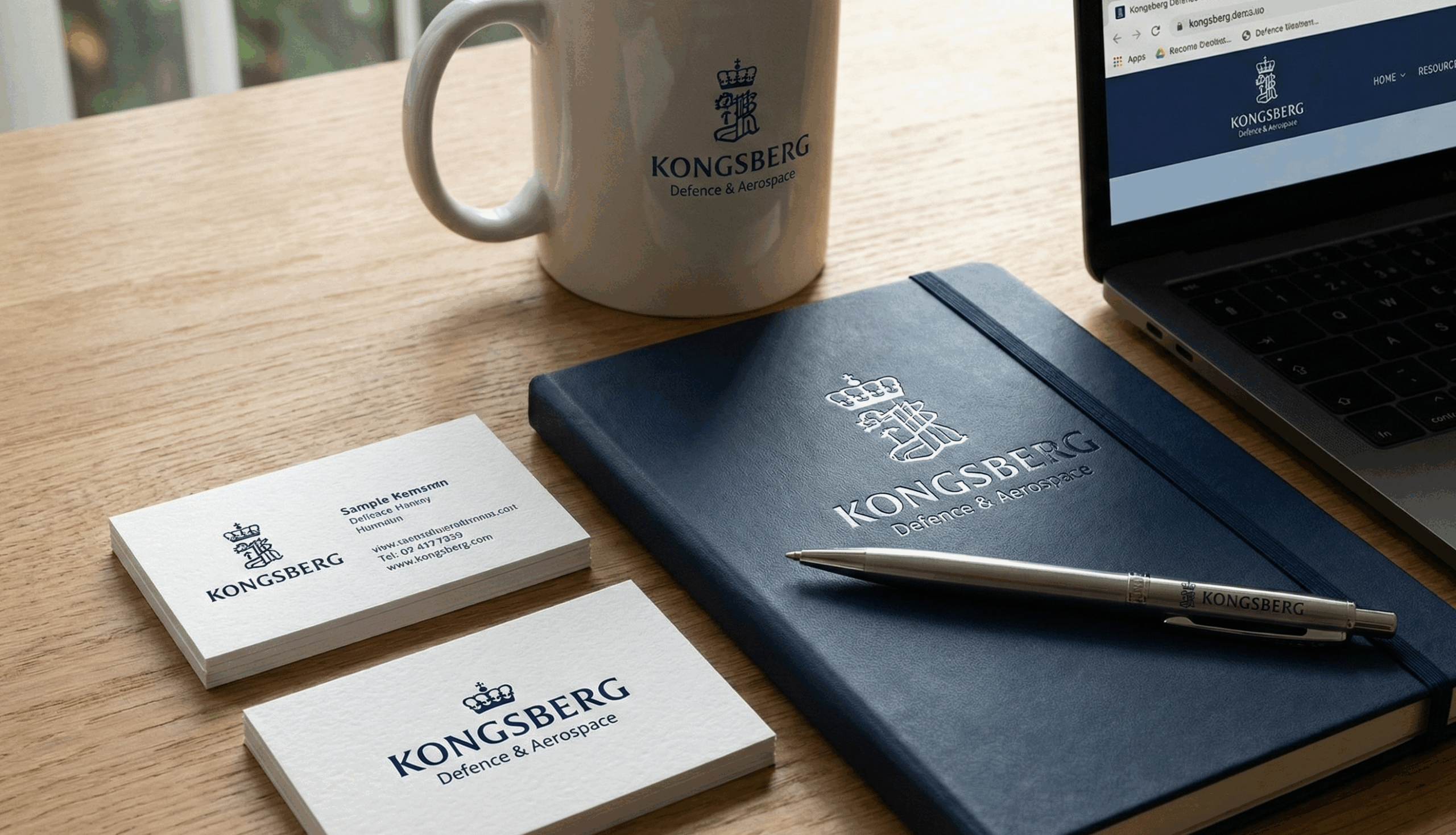 Kongsberg Defence & Aerospace mockup