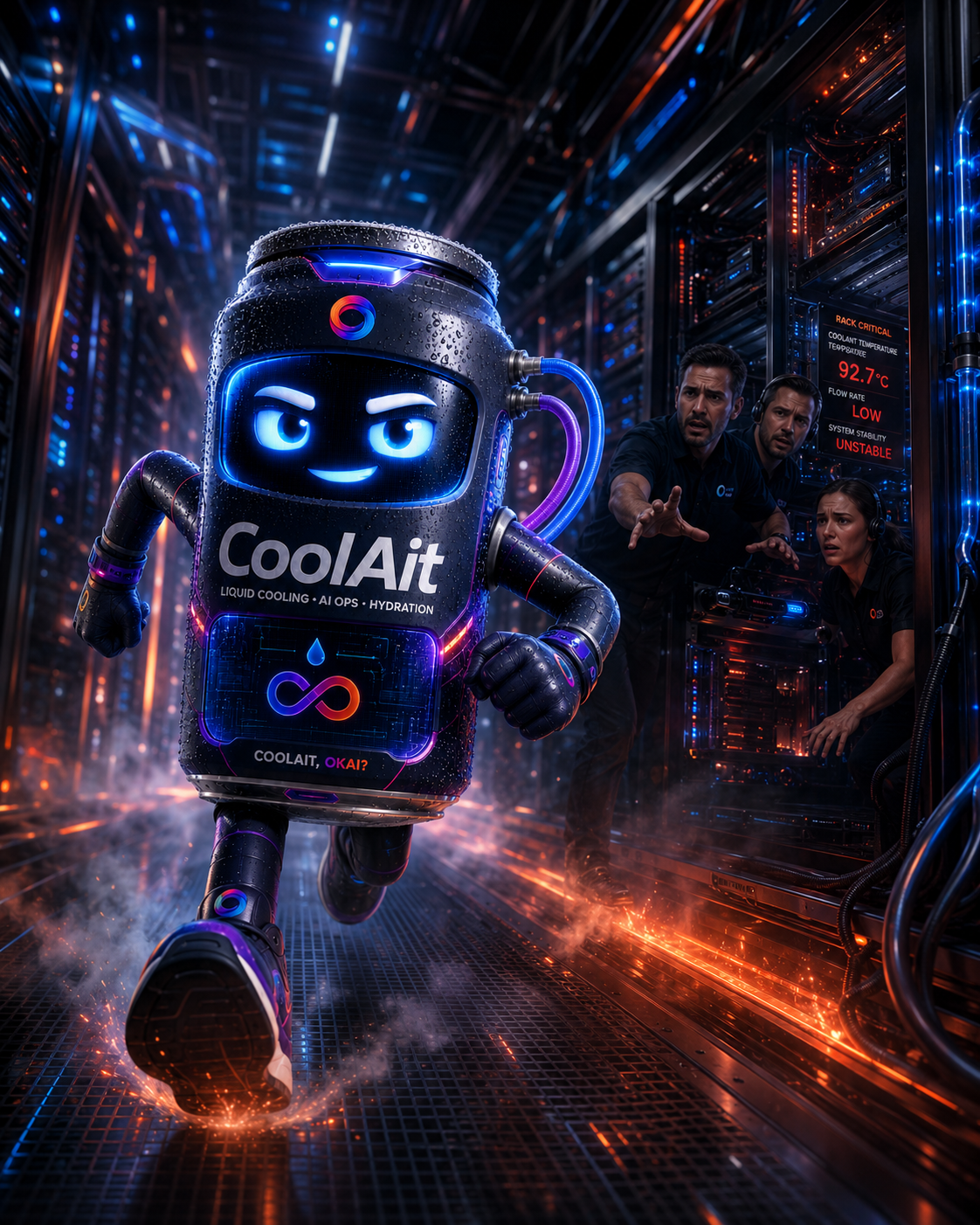 ai infrastructure brand mascot