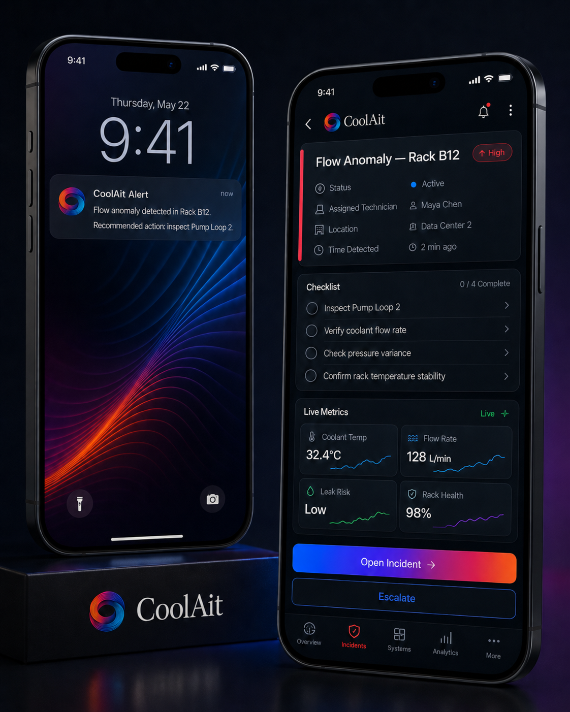 ai infrastructure app interface