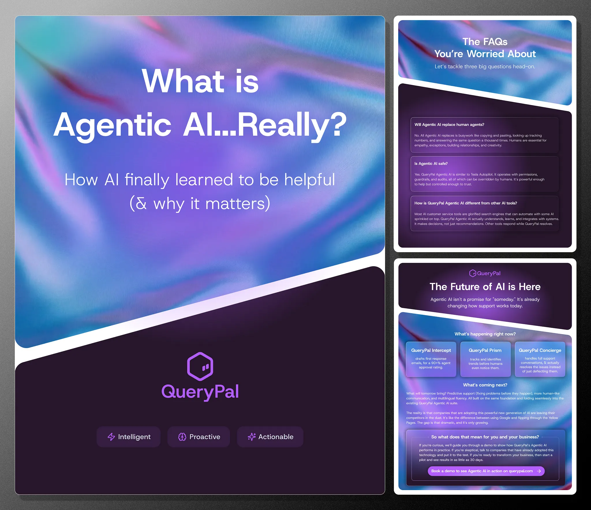 brochure design for QueryPal